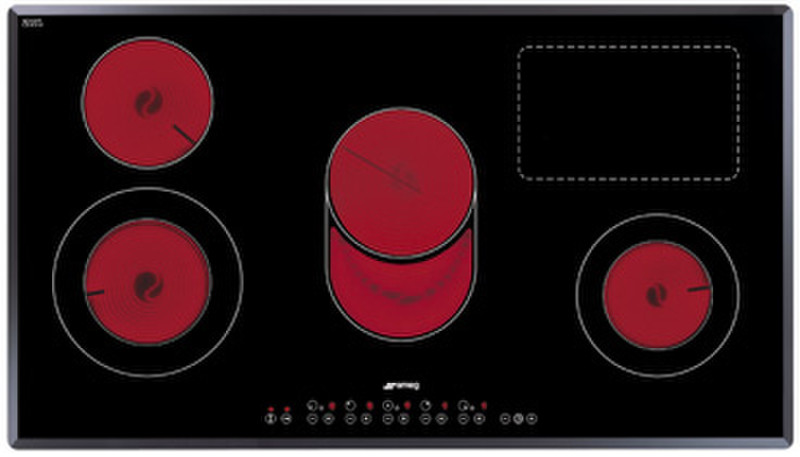 Smeg SE2958TC Встроенный Induction hob Черный плита