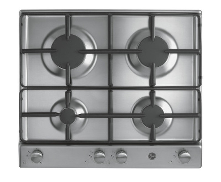 Hoover HGF6040 built-in Gas hob Stainless steel
