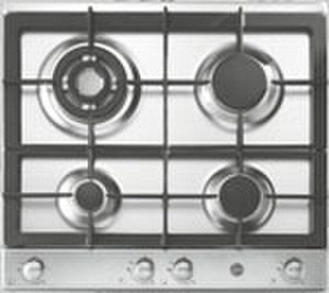 Hoover HGF6044XGH built-in Gas hob Stainless steel hob