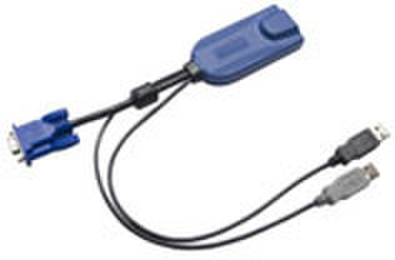 Raritan D2CIM-DVUSB 2xUSB VGA Schwarz Kabelschnittstellen-/adapter