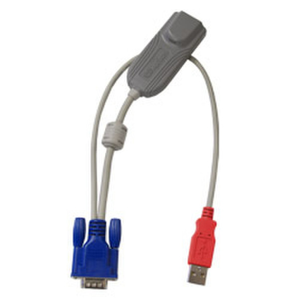 Raritan P2CIM-AUSB-C USB VGA Grau Kabelschnittstellen-/adapter