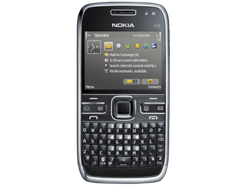 Nokia E72 Одна SIM-карта Черный смартфон