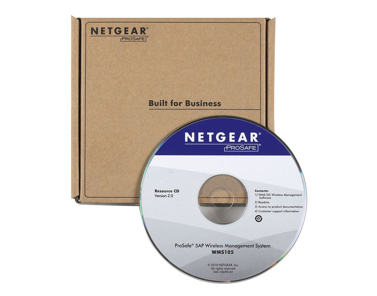Netgear WMS105-10000S Disk Kit Remote-Access-Software