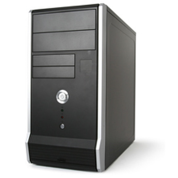 Aopen H425B Mini-Tower Black,Silver computer case