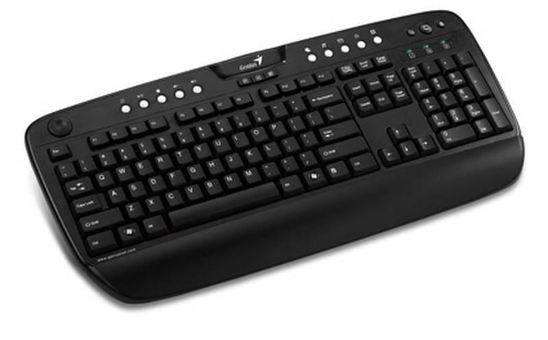 Genius KB-320E USB+PS/2 QWERTY Black keyboard