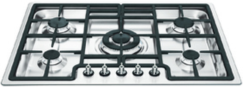 Smeg PGF75F-3 built-in Gas hob Stainless steel hob