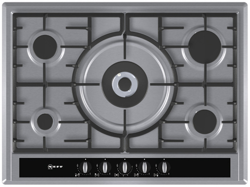 Neff T26S56 Встроенный Gas hob Нержавеющая сталь плита