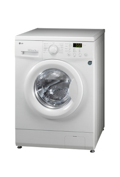 LG F1456QD Freistehend Frontlader 7kg 1400RPM A-10% Weiß Waschmaschine