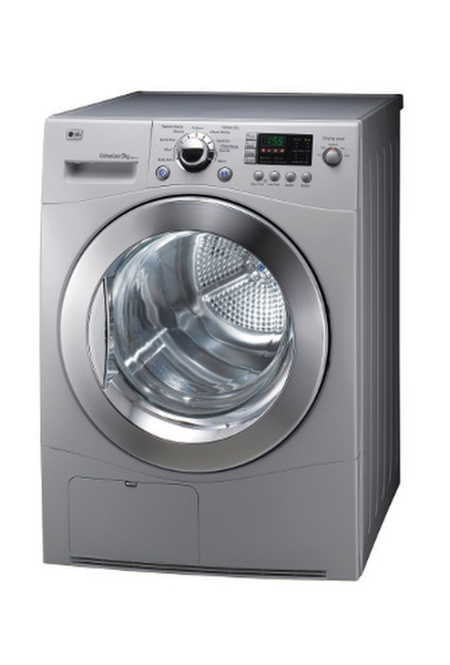 LG RC9011C freestanding Front-load 9kg Silver tumble dryer