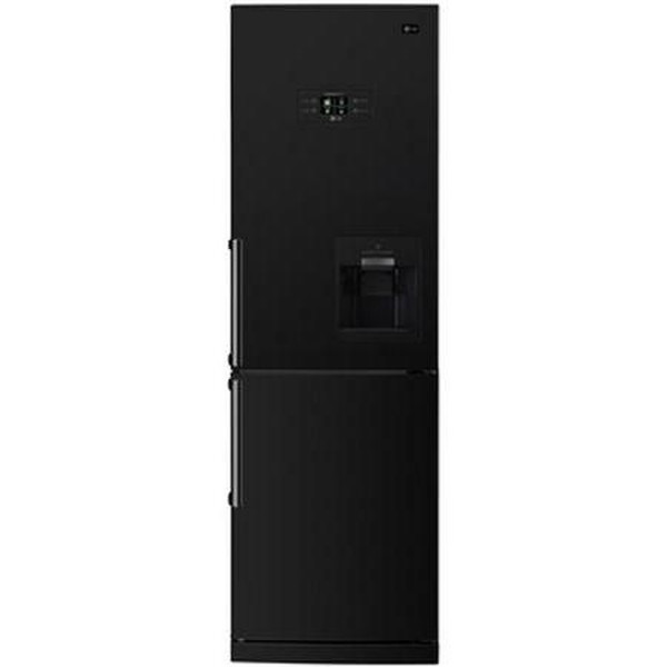 LG GCF399BBQA Отдельностоящий 296л Черный холодильник с морозильной камерой
