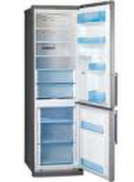 LG GRF429BBGA freestanding 307L Black fridge-freezer