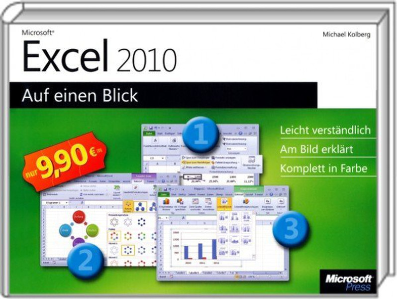 Microsoft Excel 2010 auf einen Blick 256страниц DEU руководство пользователя для ПО