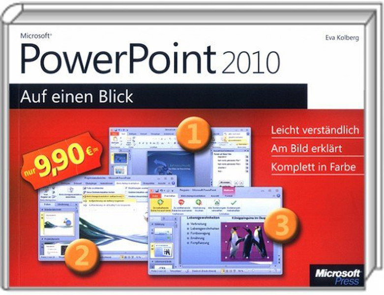 Microsoft PowerPoint 2010 auf einen Blick 256Seiten Deutsch Software-Handbuch