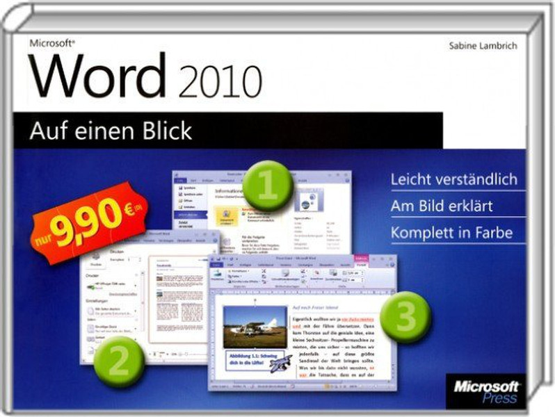 Microsoft Word 2010 auf einen Blick 254pages German software manual