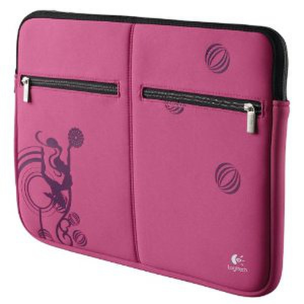 Logitech 939-000317 15.6Zoll Sleeve case Pink Notebooktasche