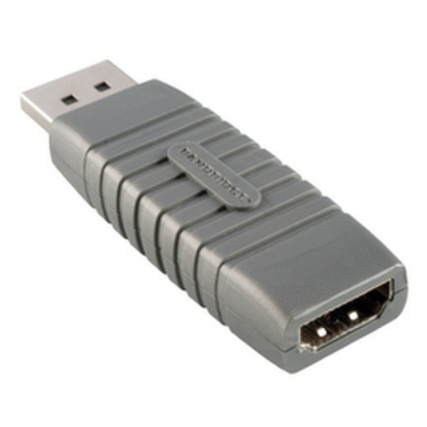 Bandridge BCP0270 DisplayPort 20-pin M HDMI-A FM Серый кабельный разъем/переходник