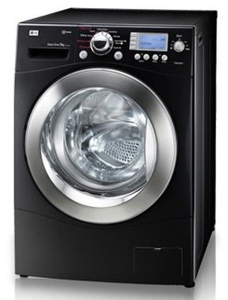 LG F1402FDS6 freestanding Front-load 9kg 1400RPM Black washing machine