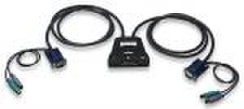 IC Intracom 2-Port Mini KVM Switch KVM switch