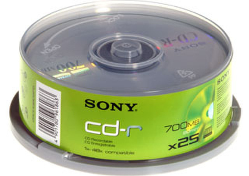 Sony 25CDQ80 CD-R 700MB 25Stück(e) CD-Rohling
