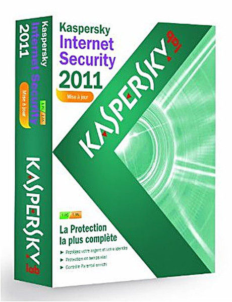 Kaspersky Lab Internet Security 2011, 3u, 1Y, RNW
