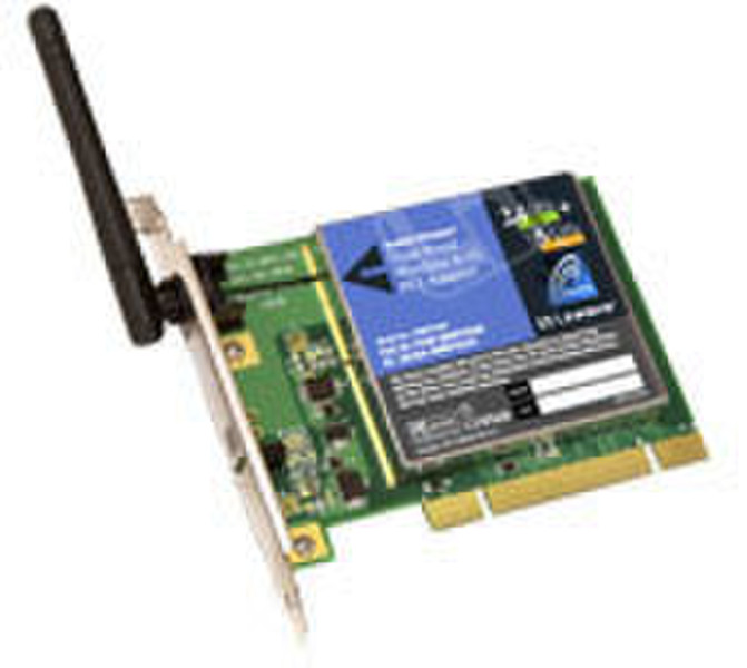 Linksys Dual-Band Wireless A+G PCI Adapter Internal 54Mbit/s networking card