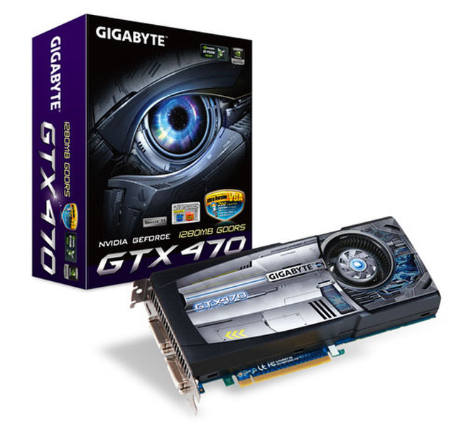 Gigabyte GV-N470OC-13I GeForce GTX 470 1.25GB GDDR5 graphics card