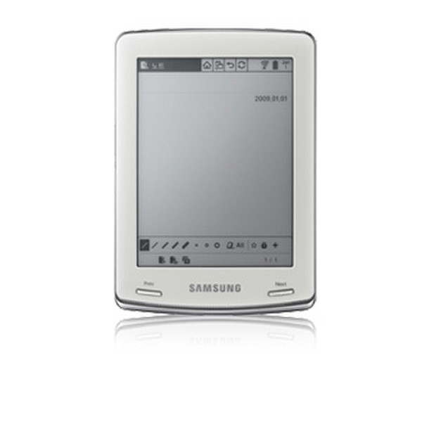 Samsung E60 6Zoll Touchscreen Weiß eBook-Reader