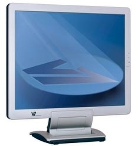 V7 L19GM 19 19Zoll Silber Computerbildschirm