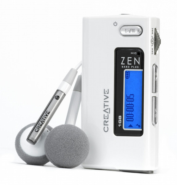 Creative Labs Zen Nano Plus 1GB, White