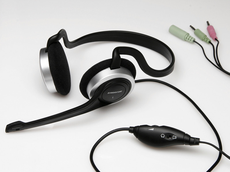 Freecom Internet Headset with SmartSwitch Binaural Black headset