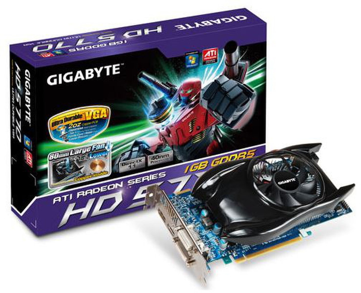 Gigabyte R577UGD 1GB GDDR5 graphics card