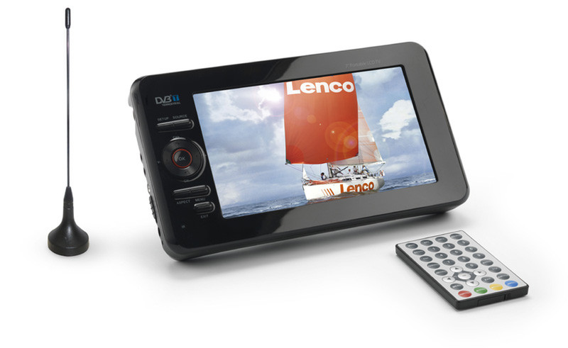 Lenco TFT-725 7" 480 x 234пикселей Черный portable TV