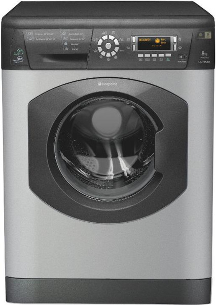Hotpoint WMD 960 G freestanding Front-load 8kg 1600RPM Black,Silver washing machine