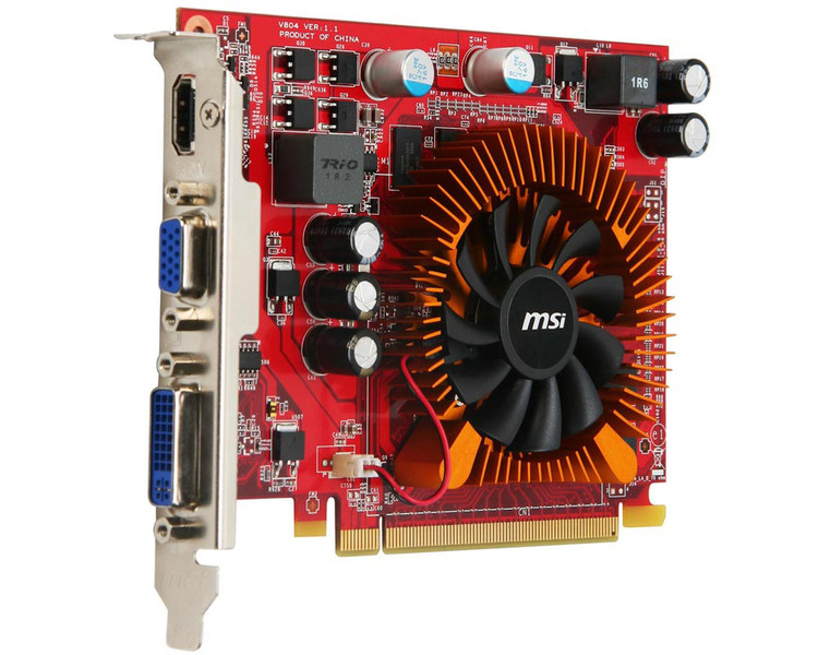 MSI VN220GT-MD1G/D3 GeForce GT 220 1GB GDDR3 Grafikkarte