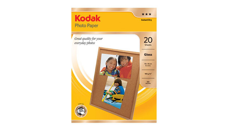 Kodak Gloss, 20 sheets photo paper