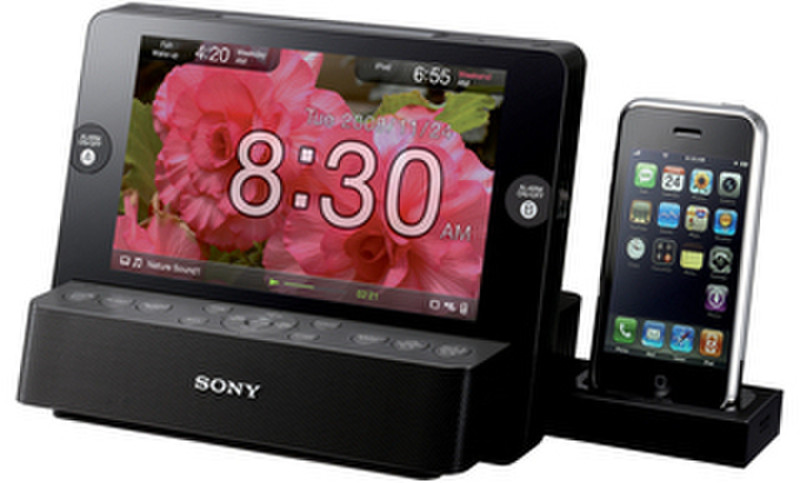Sony ICF-CL75iP 2Вт Черный мультимедийная акустика