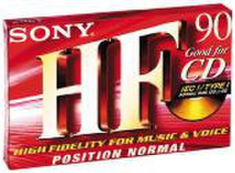 Sony C-90HF audio/video cassette