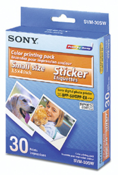 Sony SVM-30SW photo paper