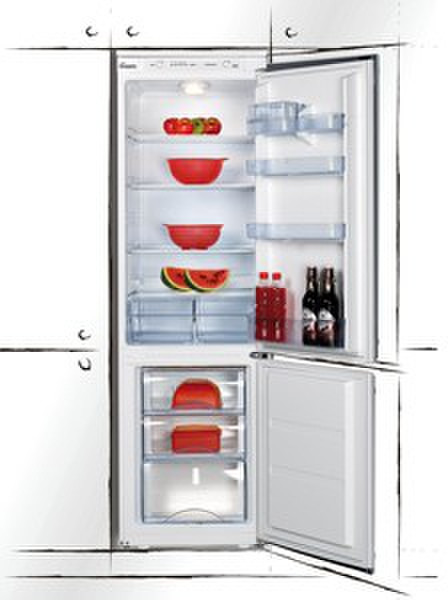 Baumatic BRB2713 Built-in 260L White fridge-freezer