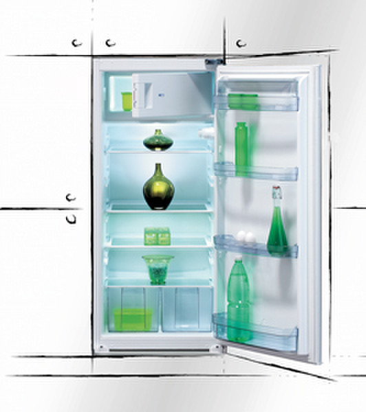 Baumatic BR201.3A Built-in 192L White combi-fridge