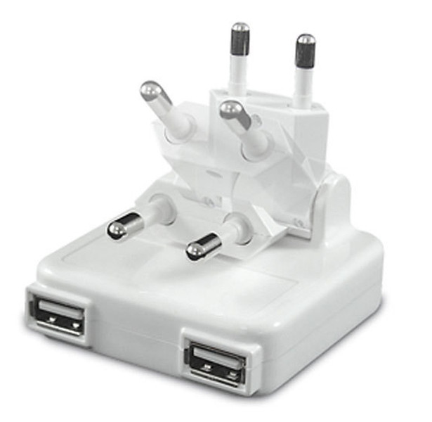 Macally DUALUSB10 Indoor White mobile device charger