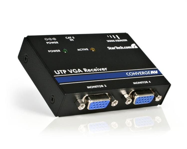 StarTech.com VGA Cat5 Extender Empfänger bis max. 150m - UTP Video Extender Receiver