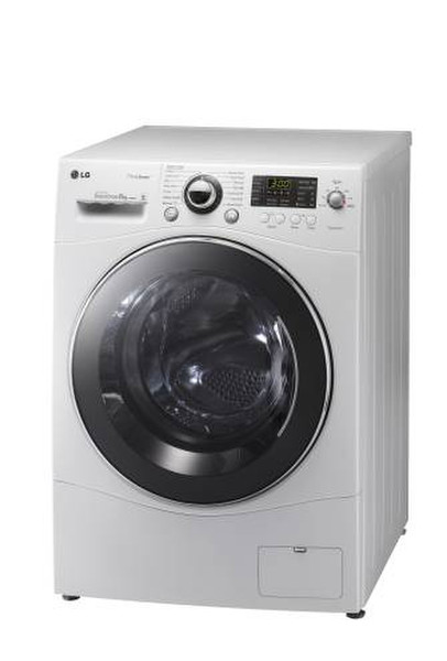 LG F1480FDS Freistehend Frontlader 9kg 1400RPM A+++ Schwarz, Weiß Waschmaschine