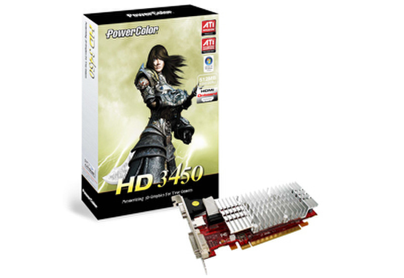 PowerColor AX3450512MD2-H GDDR2 graphics card