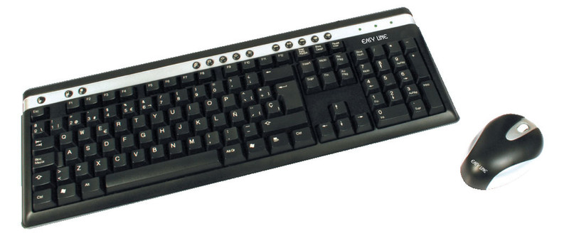 Perfect Choice EL-993179 PS/2 QWERTY Черный клавиатура