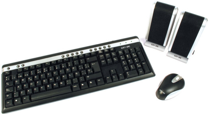 Perfect Choice EL-993117 PS/2 QWERTY Schwarz Tastatur