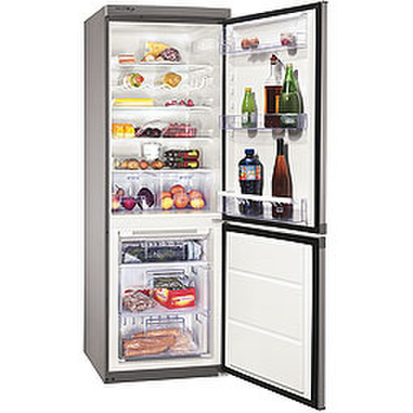 Zanussi ZRB632FX Отдельностоящий Нержавеющая сталь холодильник с морозильной камерой
