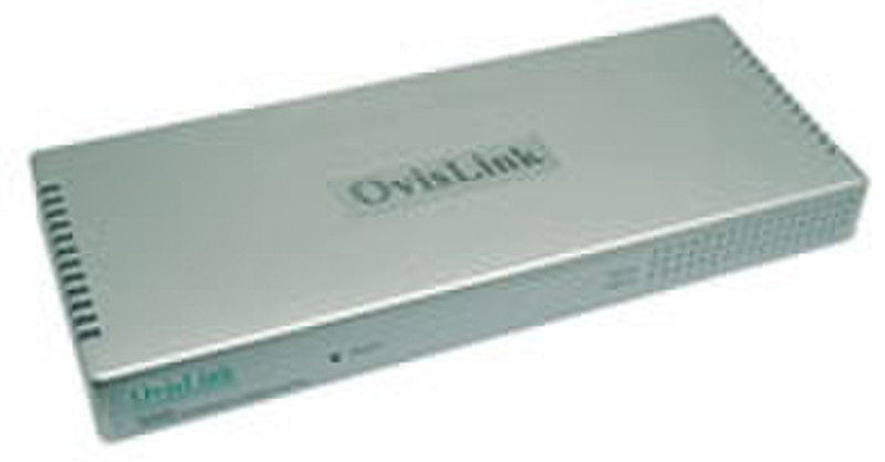 OvisLink EVO-FSH16R ungemanaged Silber Netzwerk-Switch