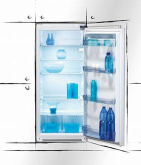 Baumatic BR200.3A Built-in White fridge