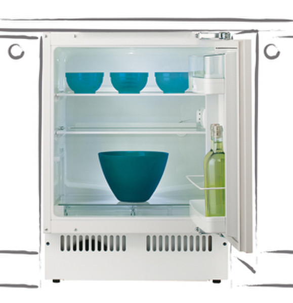 Baumatic BR500 Built-in White fridge